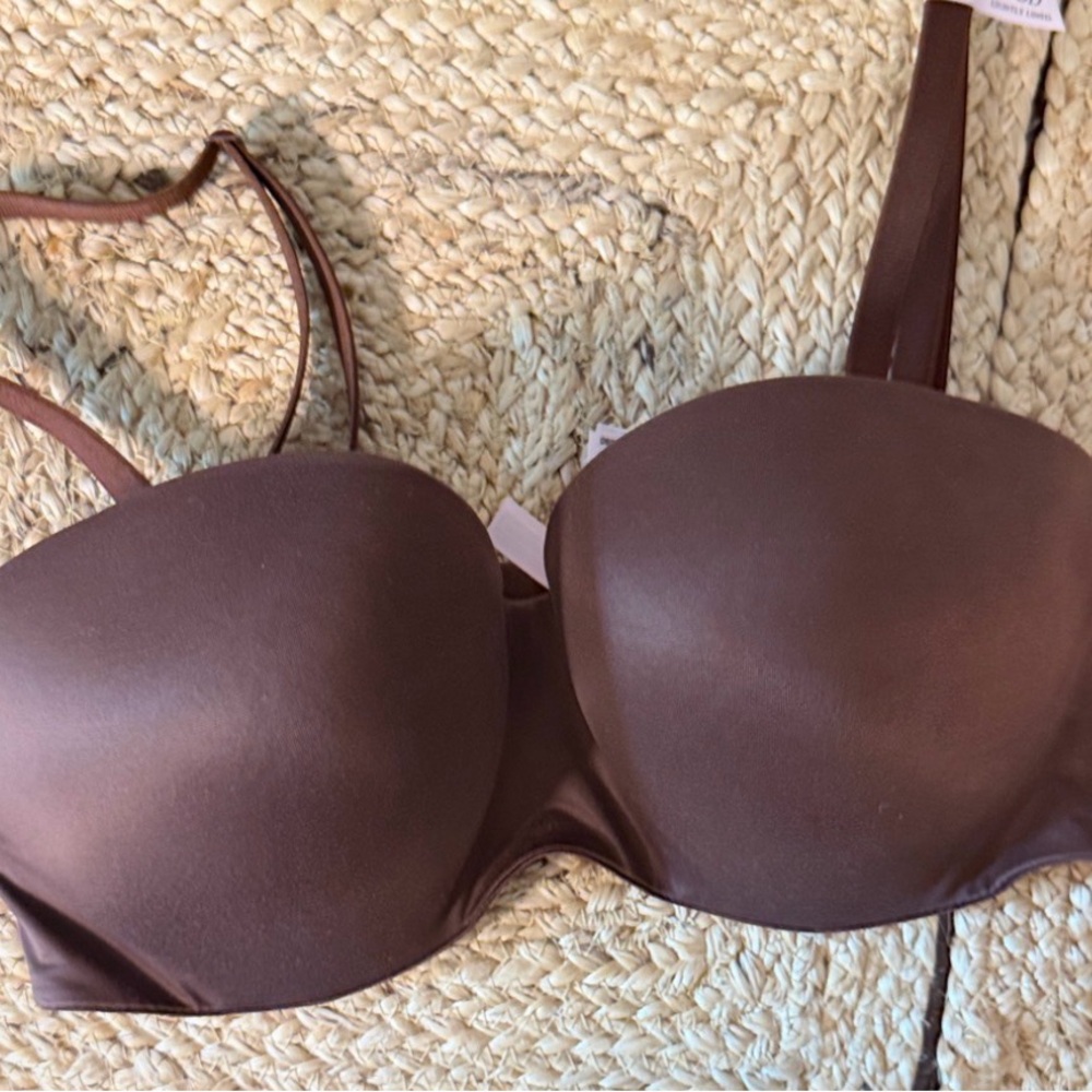 Victoria's Secret Brown Strapless Convertible Bra